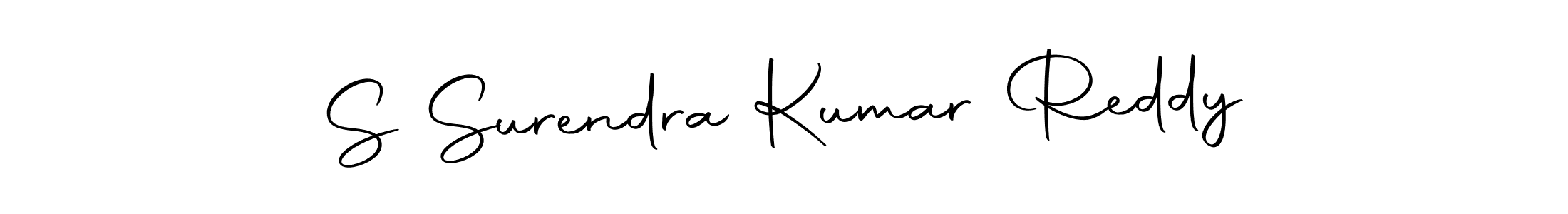 Create a beautiful signature design for name S Surendra Kumar Reddy. With this signature (Autography-DOLnW) fonts, you can make a handwritten signature for free. S Surendra Kumar Reddy signature style 10 images and pictures png
