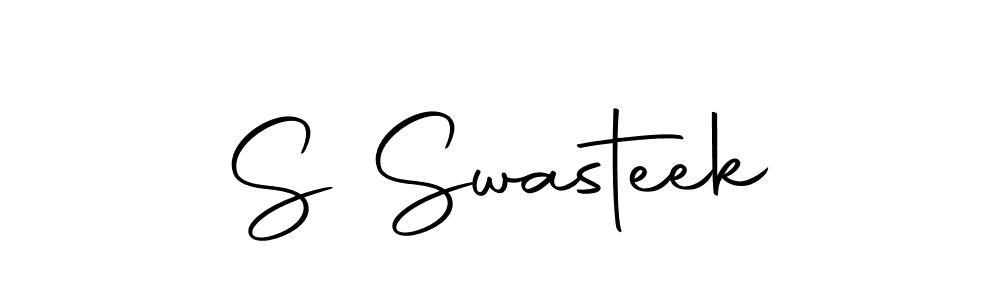 How to make S Swasteek signature? Autography-DOLnW is a professional autograph style. Create handwritten signature for S Swasteek name. S Swasteek signature style 10 images and pictures png