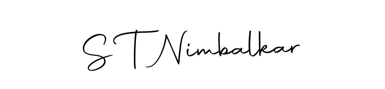 You can use this online signature creator to create a handwritten signature for the name S T Nimbalkar. This is the best online autograph maker. S T Nimbalkar signature style 10 images and pictures png