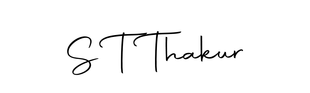 Make a beautiful signature design for name S T Thakur. With this signature (Autography-DOLnW) style, you can create a handwritten signature for free. S T Thakur signature style 10 images and pictures png