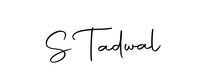 Use a signature maker to create a handwritten signature online. With this signature software, you can design (Autography-DOLnW) your own signature for name S Tadwal. S Tadwal signature style 10 images and pictures png