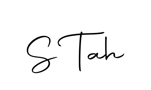 Create a beautiful signature design for name S Tah. With this signature (Autography-DOLnW) fonts, you can make a handwritten signature for free. S Tah signature style 10 images and pictures png