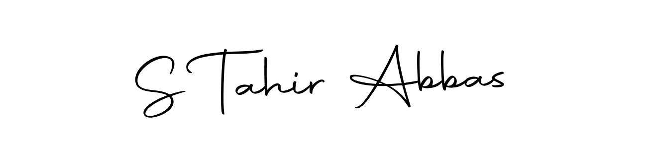 Use a signature maker to create a handwritten signature online. With this signature software, you can design (Autography-DOLnW) your own signature for name S Tahir Abbas. S Tahir Abbas signature style 10 images and pictures png
