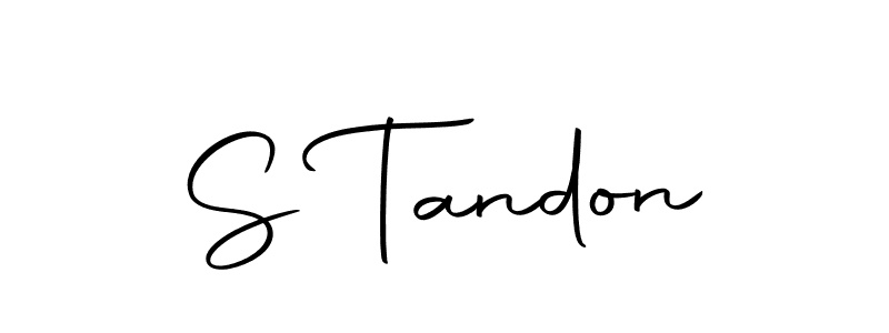 Design your own signature with our free online signature maker. With this signature software, you can create a handwritten (Autography-DOLnW) signature for name S Tandon. S Tandon signature style 10 images and pictures png