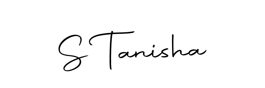 Make a beautiful signature design for name S Tanisha. Use this online signature maker to create a handwritten signature for free. S Tanisha signature style 10 images and pictures png