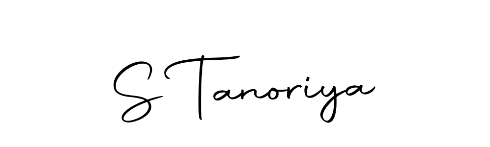 You should practise on your own different ways (Autography-DOLnW) to write your name (S Tanoriya) in signature. don't let someone else do it for you. S Tanoriya signature style 10 images and pictures png