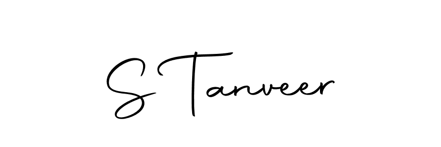 Create a beautiful signature design for name S Tanveer. With this signature (Autography-DOLnW) fonts, you can make a handwritten signature for free. S Tanveer signature style 10 images and pictures png