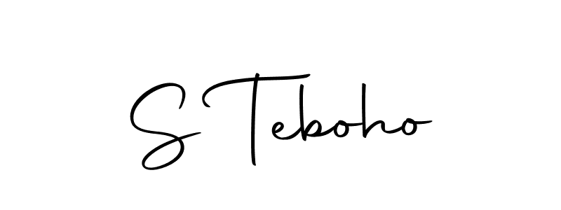 How to Draw S Teboho signature style? Autography-DOLnW is a latest design signature styles for name S Teboho. S Teboho signature style 10 images and pictures png