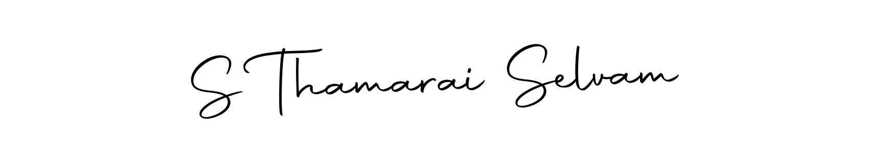 The best way (Autography-DOLnW) to make a short signature is to pick only two or three words in your name. The name S Thamarai Selvam include a total of six letters. For converting this name. S Thamarai Selvam signature style 10 images and pictures png