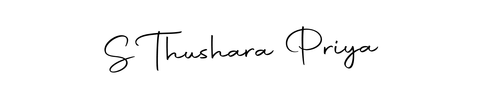 Also we have S Thushara Priya name is the best signature style. Create professional handwritten signature collection using Autography-DOLnW autograph style. S Thushara Priya signature style 10 images and pictures png