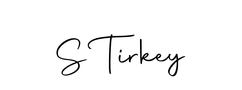 S Tirkey stylish signature style. Best Handwritten Sign (Autography-DOLnW) for my name. Handwritten Signature Collection Ideas for my name S Tirkey. S Tirkey signature style 10 images and pictures png