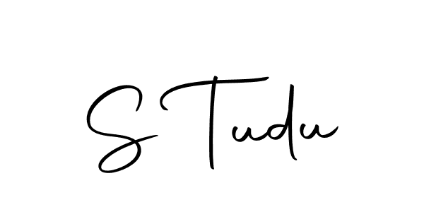 The best way (Autography-DOLnW) to make a short signature is to pick only two or three words in your name. The name S Tudu include a total of six letters. For converting this name. S Tudu signature style 10 images and pictures png