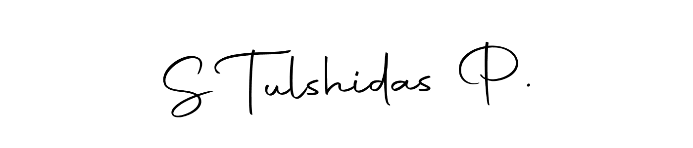 Autography-DOLnW is a professional signature style that is perfect for those who want to add a touch of class to their signature. It is also a great choice for those who want to make their signature more unique. Get S Tulshidas P. name to fancy signature for free. S Tulshidas P. signature style 10 images and pictures png