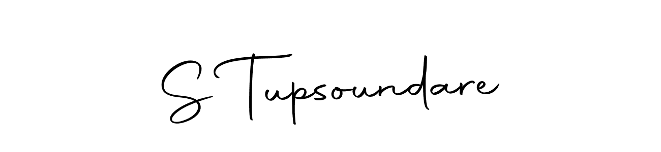 Create a beautiful signature design for name S Tupsoundare. With this signature (Autography-DOLnW) fonts, you can make a handwritten signature for free. S Tupsoundare signature style 10 images and pictures png