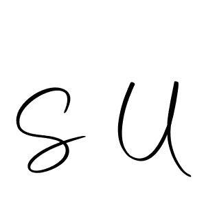 Make a beautiful signature design for name S U. With this signature (Autography-DOLnW) style, you can create a handwritten signature for free. S U signature style 10 images and pictures png