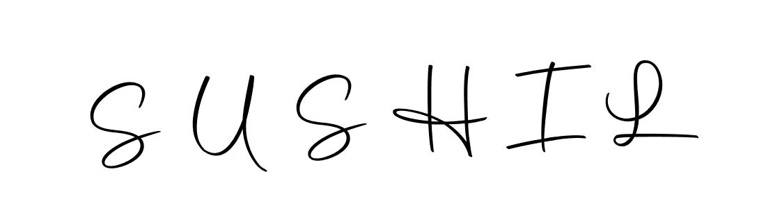 This is the best signature style for the S U S H I L name. Also you like these signature font (Autography-DOLnW). Mix name signature. S U S H I L signature style 10 images and pictures png