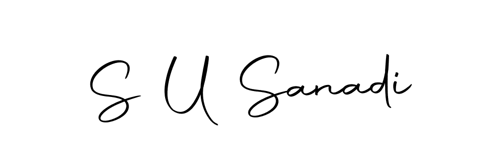 Make a beautiful signature design for name S U Sanadi. Use this online signature maker to create a handwritten signature for free. S U Sanadi signature style 10 images and pictures png