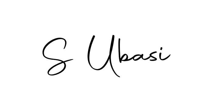 Also we have S Ubasi name is the best signature style. Create professional handwritten signature collection using Autography-DOLnW autograph style. S Ubasi signature style 10 images and pictures png