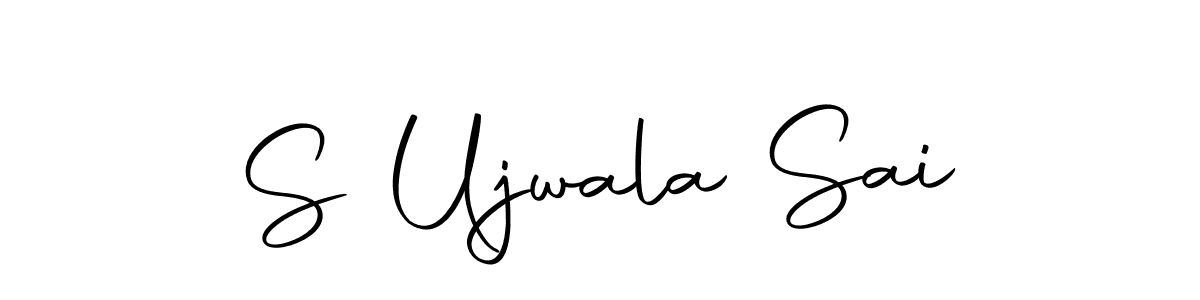 You can use this online signature creator to create a handwritten signature for the name S Ujwala Sai. This is the best online autograph maker. S Ujwala Sai signature style 10 images and pictures png