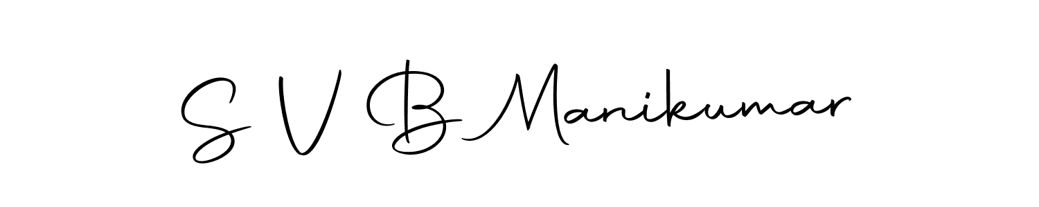 Here are the top 10 professional signature styles for the name S V B Manikumar. These are the best autograph styles you can use for your name. S V B Manikumar signature style 10 images and pictures png