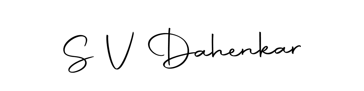Similarly Autography-DOLnW is the best handwritten signature design. Signature creator online .You can use it as an online autograph creator for name S V Dahenkar. S V Dahenkar signature style 10 images and pictures png