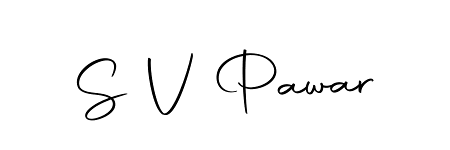 if you are searching for the best signature style for your name S V Pawar. so please give up your signature search. here we have designed multiple signature styles  using Autography-DOLnW. S V Pawar signature style 10 images and pictures png