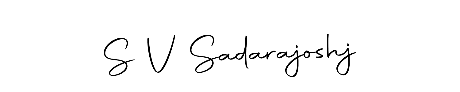 Create a beautiful signature design for name S V Sadarajoshj. With this signature (Autography-DOLnW) fonts, you can make a handwritten signature for free. S V Sadarajoshj signature style 10 images and pictures png