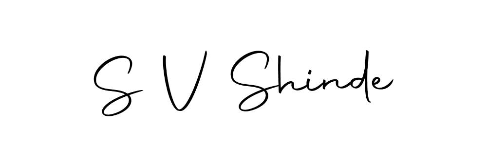 Use a signature maker to create a handwritten signature online. With this signature software, you can design (Autography-DOLnW) your own signature for name S V Shinde. S V Shinde signature style 10 images and pictures png