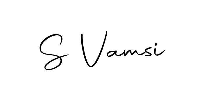 The best way (Autography-DOLnW) to make a short signature is to pick only two or three words in your name. The name S Vamsi include a total of six letters. For converting this name. S Vamsi signature style 10 images and pictures png