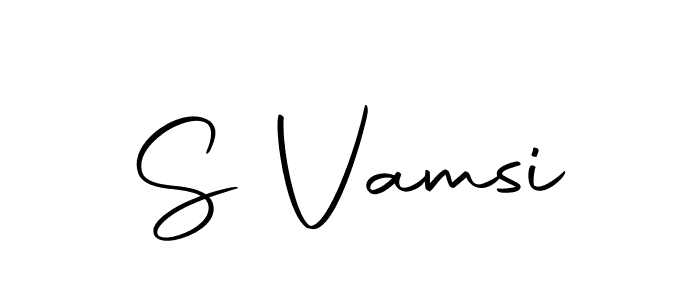 The best way (Autography-DOLnW) to make a short signature is to pick only two or three words in your name. The name S Vamsi include a total of six letters. For converting this name. S Vamsi signature style 10 images and pictures png