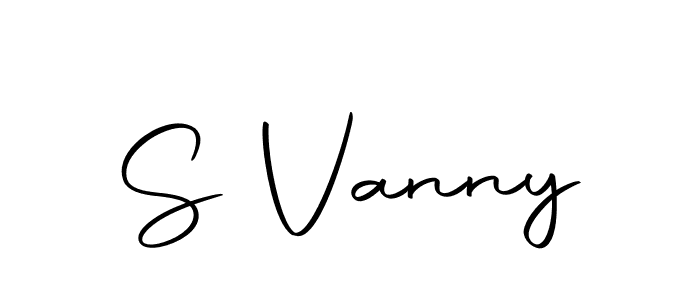 You should practise on your own different ways (Autography-DOLnW) to write your name (S Vanny) in signature. don't let someone else do it for you. S Vanny signature style 10 images and pictures png