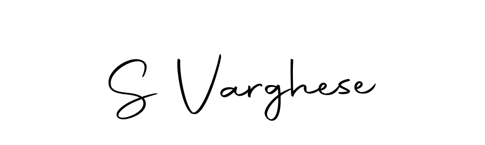 Design your own signature with our free online signature maker. With this signature software, you can create a handwritten (Autography-DOLnW) signature for name S Varghese. S Varghese signature style 10 images and pictures png