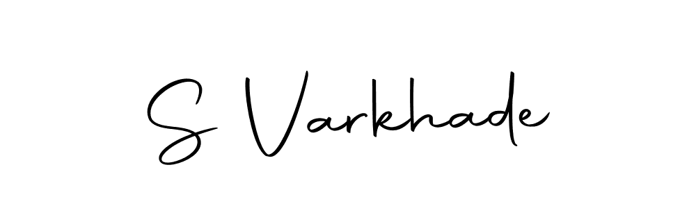 How to make S Varkhade signature? Autography-DOLnW is a professional autograph style. Create handwritten signature for S Varkhade name. S Varkhade signature style 10 images and pictures png