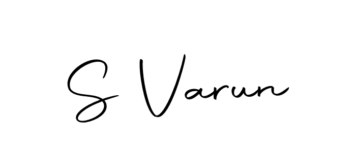 S Varun stylish signature style. Best Handwritten Sign (Autography-DOLnW) for my name. Handwritten Signature Collection Ideas for my name S Varun. S Varun signature style 10 images and pictures png