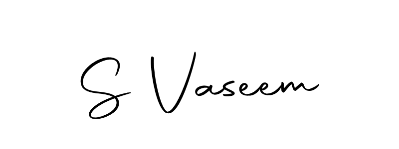 The best way (Autography-DOLnW) to make a short signature is to pick only two or three words in your name. The name S Vaseem include a total of six letters. For converting this name. S Vaseem signature style 10 images and pictures png