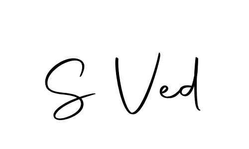 Similarly Autography-DOLnW is the best handwritten signature design. Signature creator online .You can use it as an online autograph creator for name S Ved. S Ved signature style 10 images and pictures png