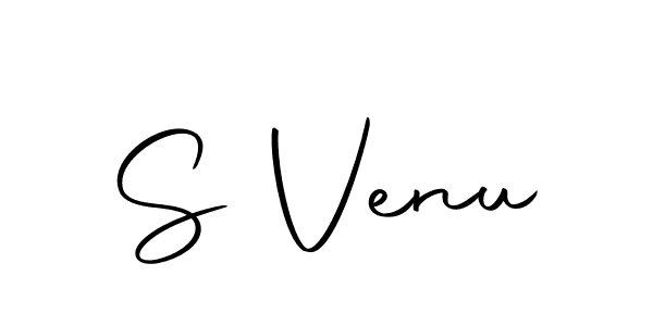 Use a signature maker to create a handwritten signature online. With this signature software, you can design (Autography-DOLnW) your own signature for name S Venu. S Venu signature style 10 images and pictures png