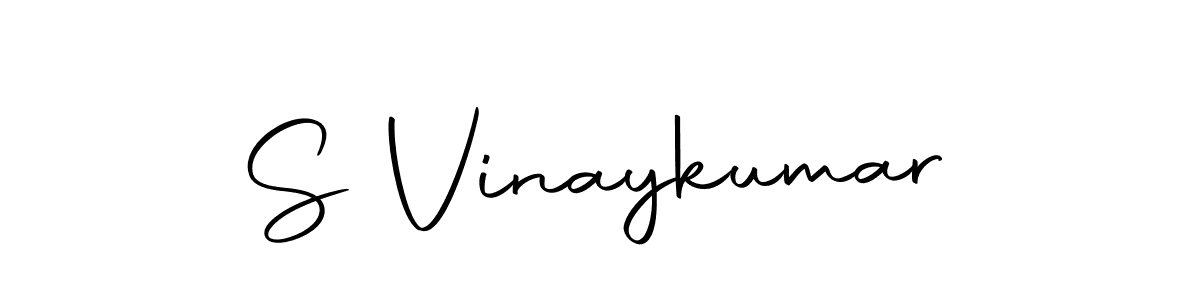Create a beautiful signature design for name S Vinaykumar. With this signature (Autography-DOLnW) fonts, you can make a handwritten signature for free. S Vinaykumar signature style 10 images and pictures png