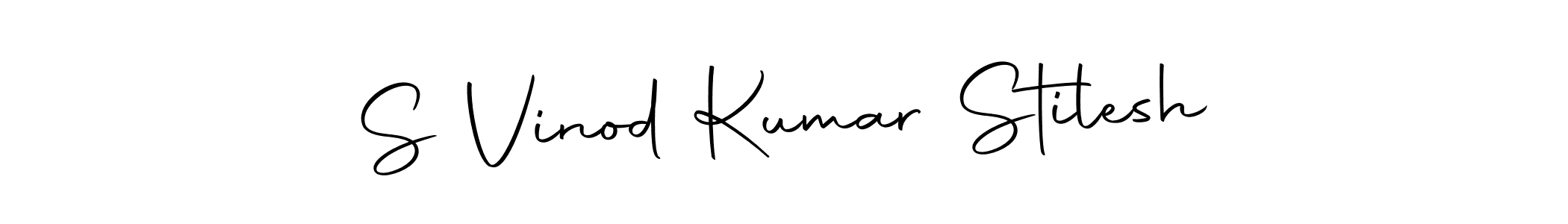 You should practise on your own different ways (Autography-DOLnW) to write your name (S Vinod Kumar Stilesh) in signature. don't let someone else do it for you. S Vinod Kumar Stilesh signature style 10 images and pictures png