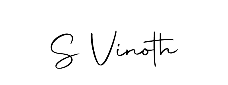 Design your own signature with our free online signature maker. With this signature software, you can create a handwritten (Autography-DOLnW) signature for name S Vinoth. S Vinoth signature style 10 images and pictures png