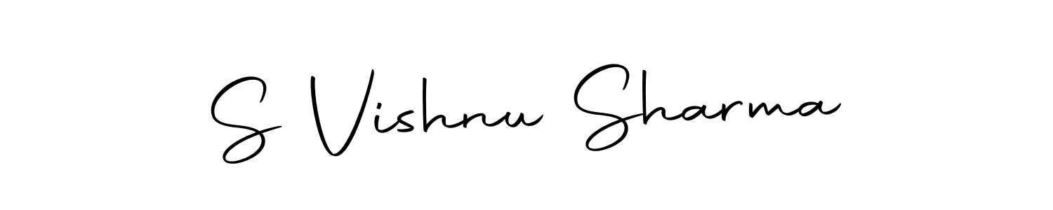 Make a beautiful signature design for name S Vishnu Sharma. With this signature (Autography-DOLnW) style, you can create a handwritten signature for free. S Vishnu Sharma signature style 10 images and pictures png