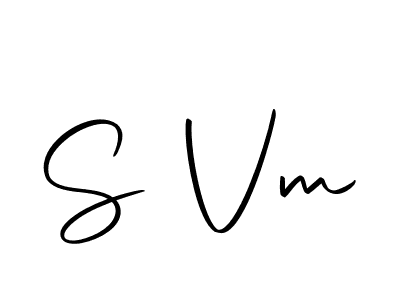 How to make S Vm name signature. Use Autography-DOLnW style for creating short signs online. This is the latest handwritten sign. S Vm signature style 10 images and pictures png