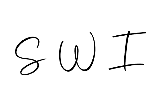 Design your own signature with our free online signature maker. With this signature software, you can create a handwritten (Autography-DOLnW) signature for name S W I. S W I signature style 10 images and pictures png