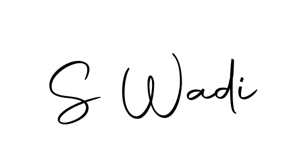 Similarly Autography-DOLnW is the best handwritten signature design. Signature creator online .You can use it as an online autograph creator for name S Wadi. S Wadi signature style 10 images and pictures png