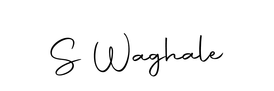 How to make S Waghale name signature. Use Autography-DOLnW style for creating short signs online. This is the latest handwritten sign. S Waghale signature style 10 images and pictures png