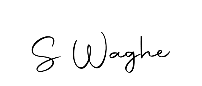 Make a beautiful signature design for name S Waghe. Use this online signature maker to create a handwritten signature for free. S Waghe signature style 10 images and pictures png