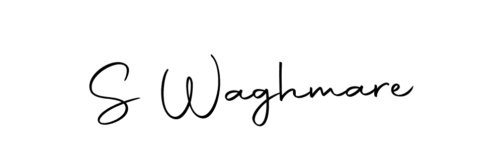 How to make S Waghmare name signature. Use Autography-DOLnW style for creating short signs online. This is the latest handwritten sign. S Waghmare signature style 10 images and pictures png