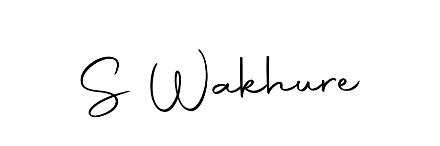 You can use this online signature creator to create a handwritten signature for the name S Wakhure. This is the best online autograph maker. S Wakhure signature style 10 images and pictures png