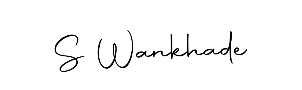 Similarly Autography-DOLnW is the best handwritten signature design. Signature creator online .You can use it as an online autograph creator for name S Wankhade. S Wankhade signature style 10 images and pictures png