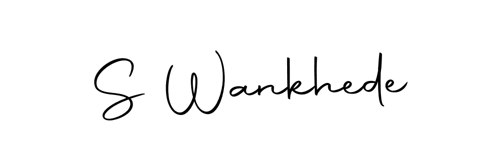 Also we have S Wankhede name is the best signature style. Create professional handwritten signature collection using Autography-DOLnW autograph style. S Wankhede signature style 10 images and pictures png